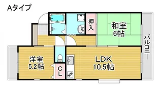 ボナール島田【2階】の間取り