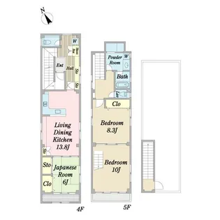 長尾ビル【5階】の間取り