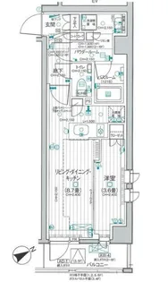東京都新宿区中落合1【マンション】の間取り