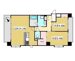 ラ・フルール博多駅南【2階】の間取り