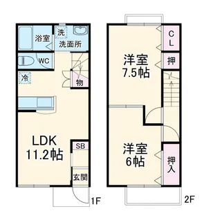 Prendre iの間取り