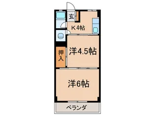 マンション千代【1階】の間取り