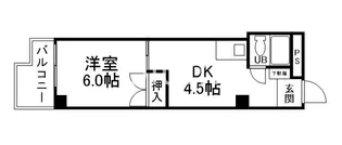 第2パールハイツ上杉【5階】の間取り