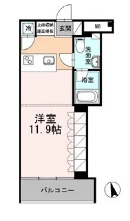 カスタリア目黒長者丸【3階】の間取り