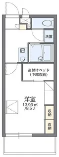 レオパレスワカバコーポ【2階】の間取り