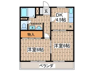 メゾン・ユウ【2階】の間取り