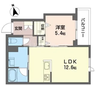 クオリスタ柏西【2階】の間取り