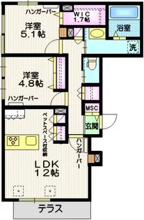 Maison Chocolat【1階】の間取り