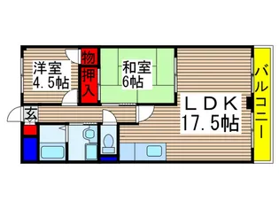 フログラントオリ-ブ【1階】の間取り