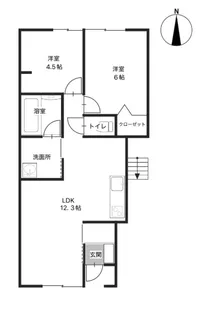 ノブレスA【1階】の間取り