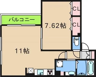 MAISON ESPOIR【1階】の間取り