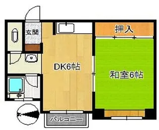栗田マンション【3階】の間取り