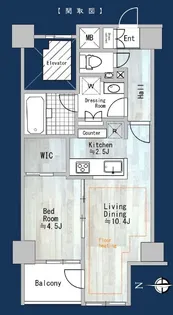 プレミアムヴェール【5階】の間取り