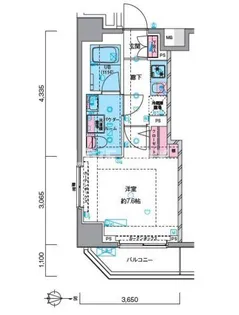 ジェノヴィア押上スカイガーデン【9階】の間取り