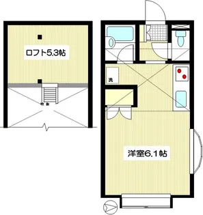 メゾングラシューズ【2階】の間取り