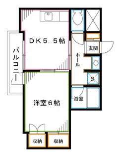 ニュー富士見マンション【4階】の間取り
