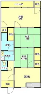 井上マンション【1階】の間取り