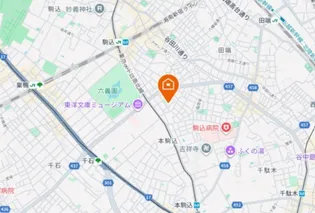 東京都文京区本駒込5【マンション】の外観