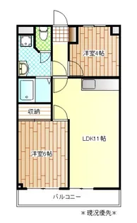 ニューライフ竹【2階】の間取り