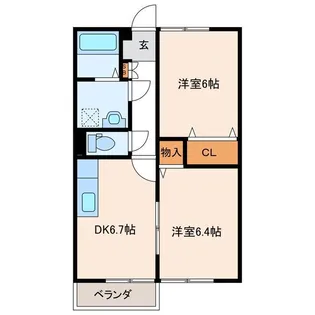 Point241 II【2階】の間取り