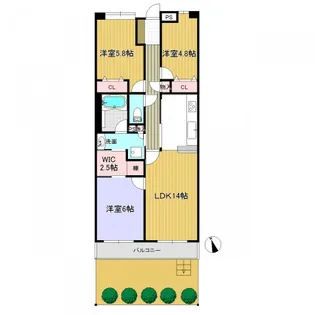 エス・ミューラー【1階】の間取り