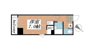 汐留フラッツ【6階】の間取り