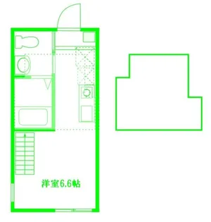 ハーミットクラブハウス二俣川ai【1階】の間取り