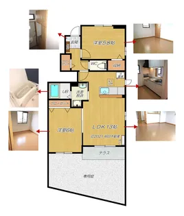 ジョリ・レーヌ【1階】の間取り