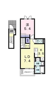 アンビエンテ アイ【2階】の間取り