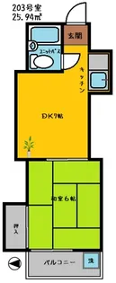 第二末好ビル【2階】の間取り