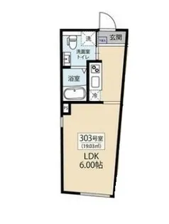 アーバンレーヴ西日暮里【3階】の間取り