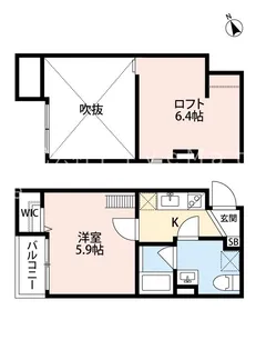 J西明石【2階】の間取り