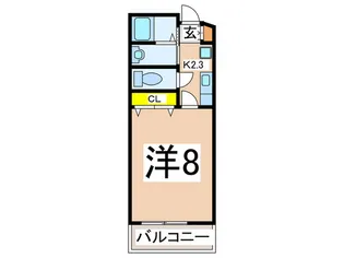 ガ-デンヒルズY&K【1階】の間取り