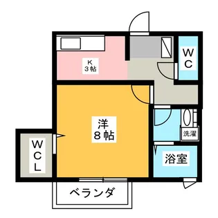 ユアメゾン【1階】の間取り