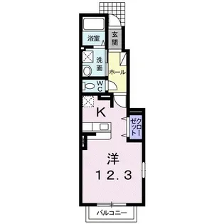 Sweet Garden A【1階】の間取り