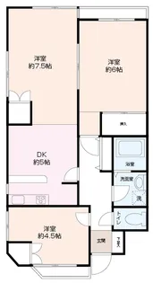 ライオンズマンション久里浜第2【5階】の間取り