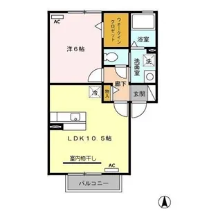 クルール C【2階】の間取り