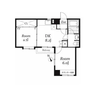 第6メゾンドヨシノ【3階】の間取り