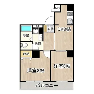 JMRレジデンス新大阪【5階】の間取り