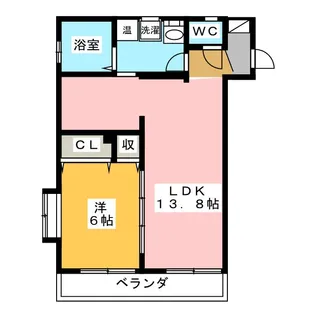 レジデンスさむかわ【3階】の間取り