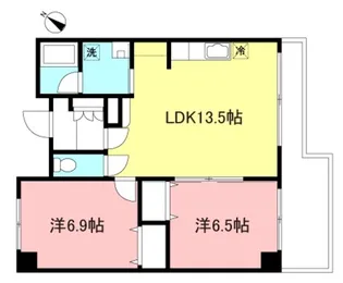 テラス岸谷公園【1階】の間取り