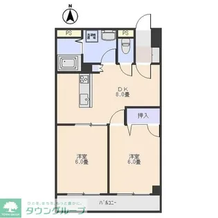 ホリビル大手町【4階】の間取り