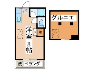 サウスヒル南平【2階】の間取り