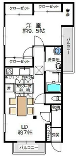 クプログ【3階】の間取り
