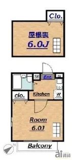 プレステージひばりヶ丘【1階】の間取り