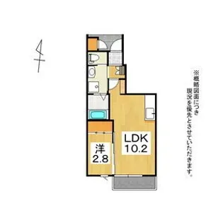 トホム酒蓋公園B【1階】の間取り