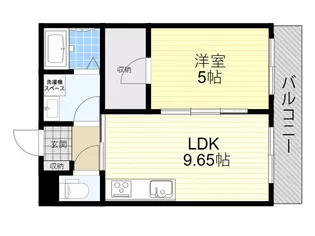 牧野上島町PJ B棟【1階】の間取り