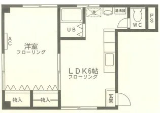 さくら荘【6階】の間取り