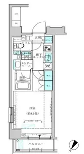 ヴィークブライト月島【6階】の間取り