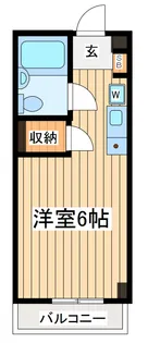 綱島西ハイツ【3階】の間取り